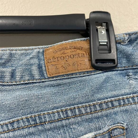 Aeropostale Hailey Flare Women's Jeans Size 9/10 Blue Light Wash Denim - Picture 9 of 9